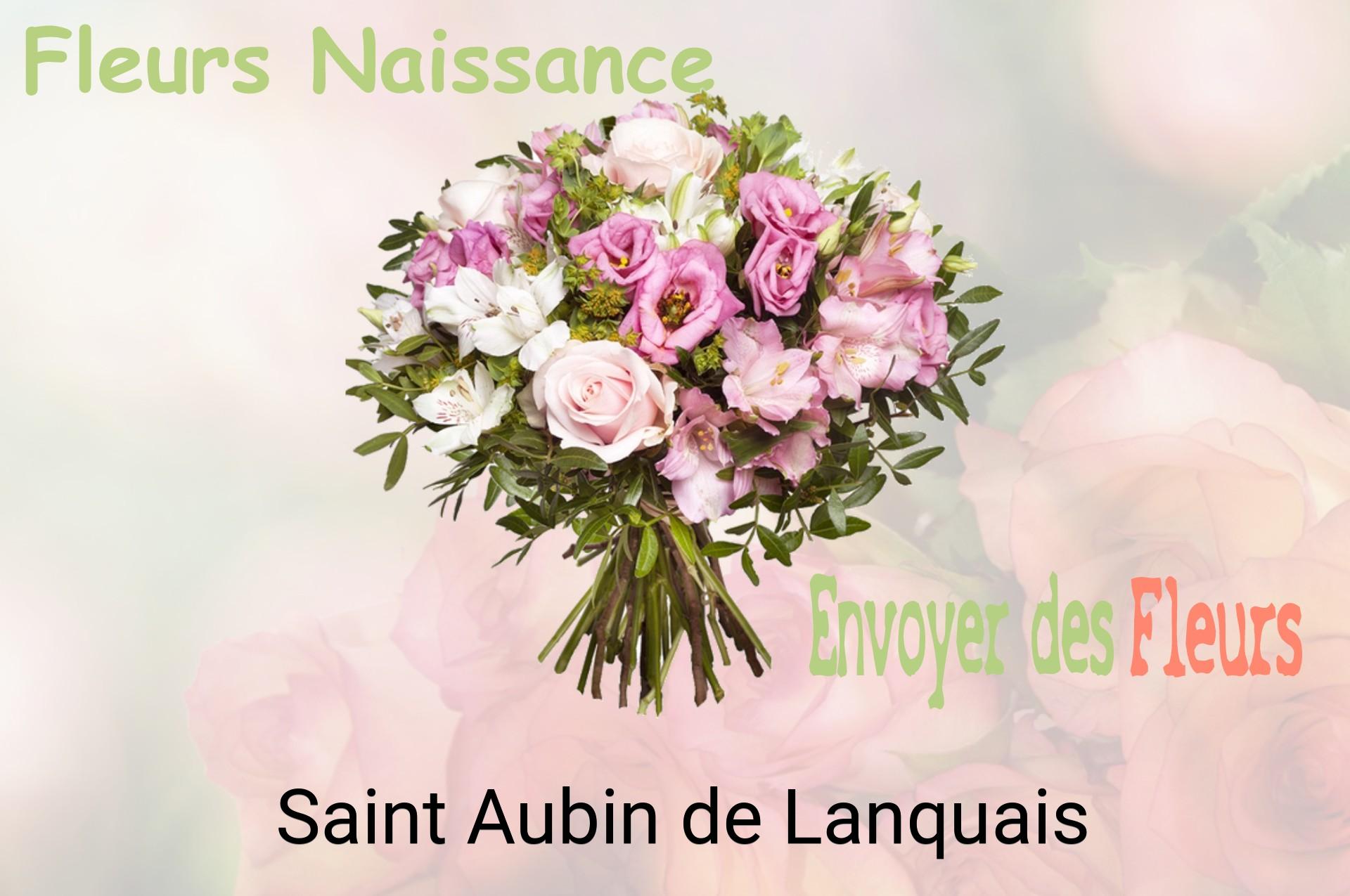 Bouquet de fleurs de naissance livré à Saint-Aubin-de-Lanquais